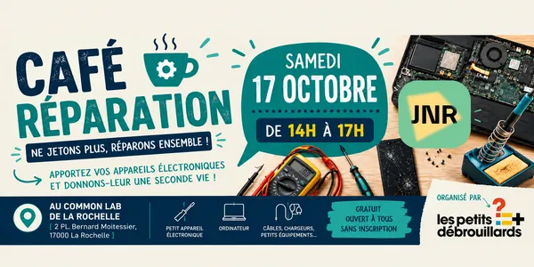 Animation - Café réparation au common Lab