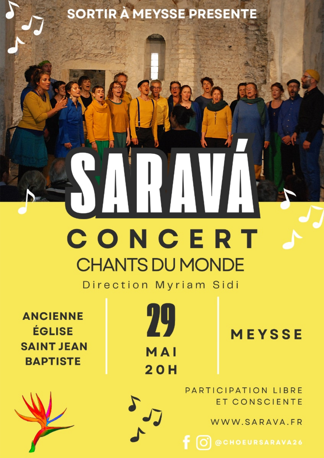 Choeur Saravá en concert