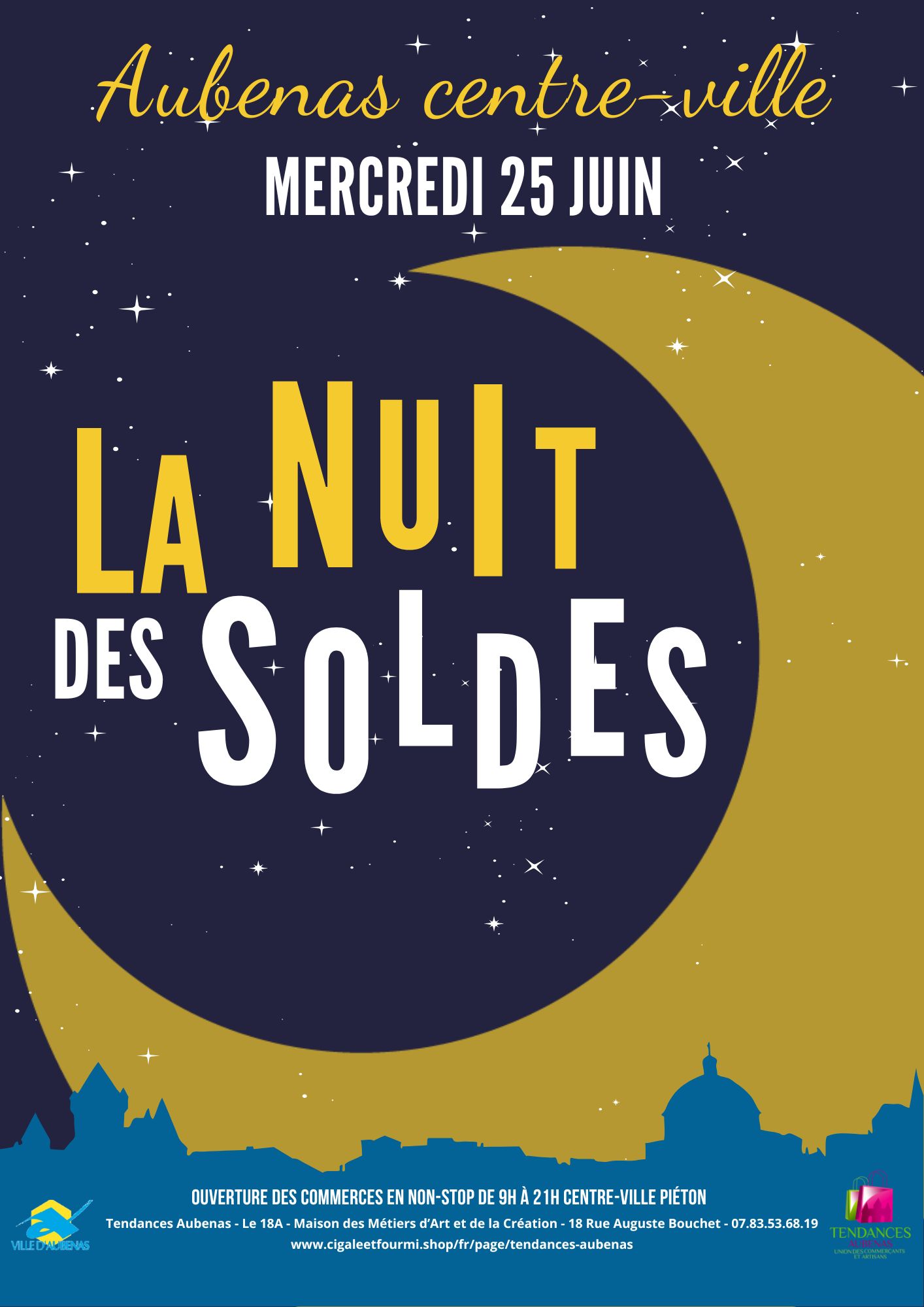La nuit des soldes à Aubenas