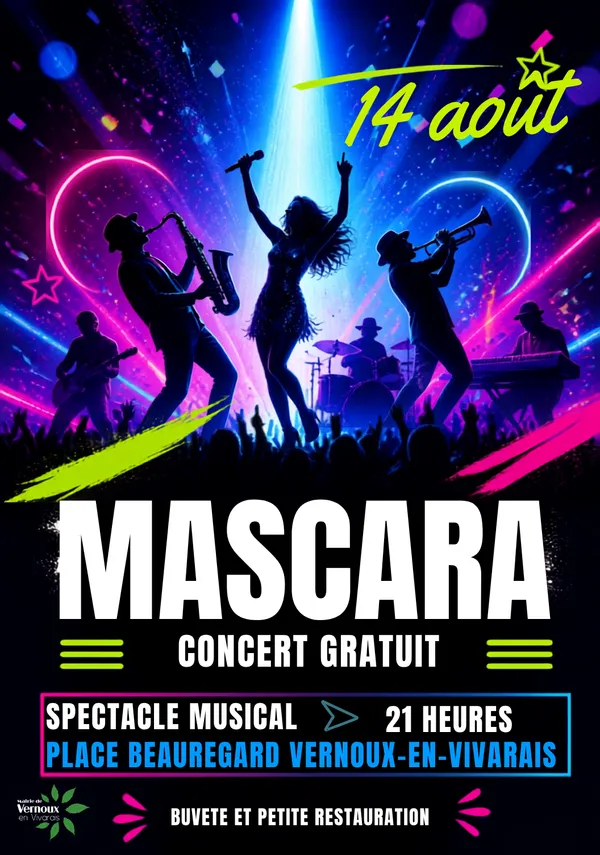 Concert de l'orchestre "Mascara" (variété française et internationale)
