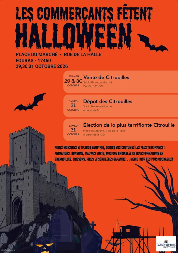 Les commerçants fêtent Halloween
