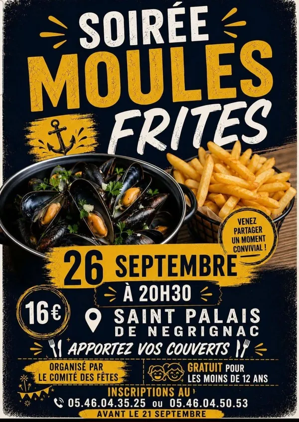 Soirée moules frites