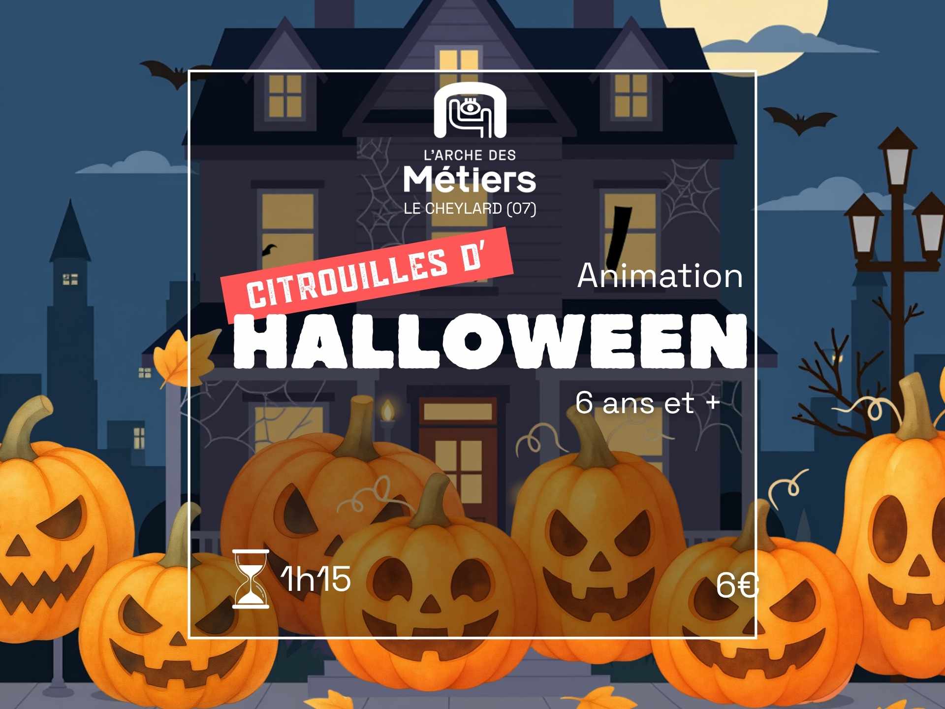 Citrouille d'Halloween - L'Automnal gourmand