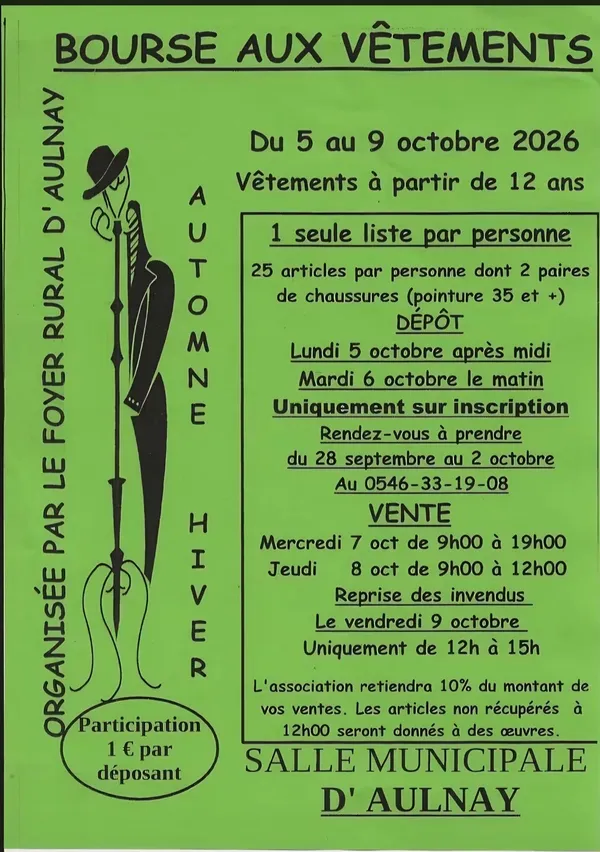 Bourse aux vêtements
