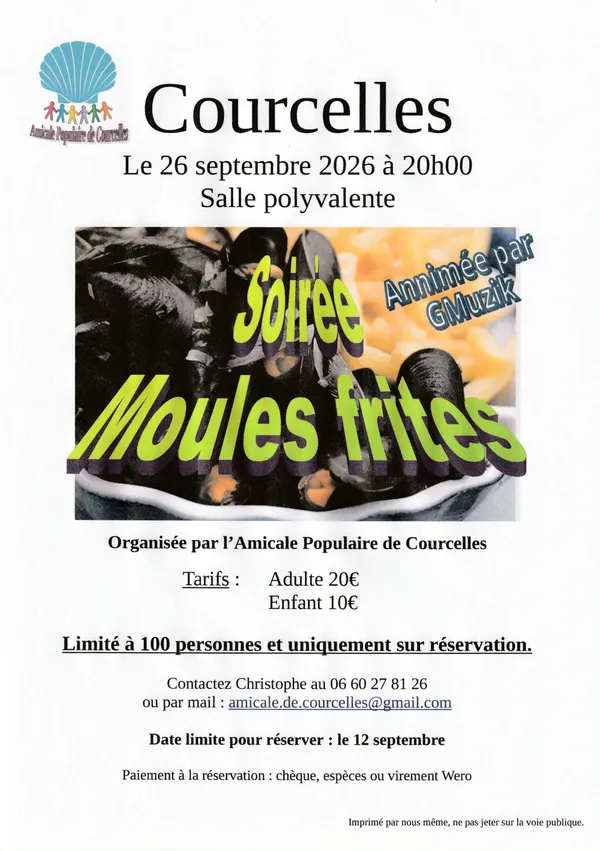 Soirée moules frites