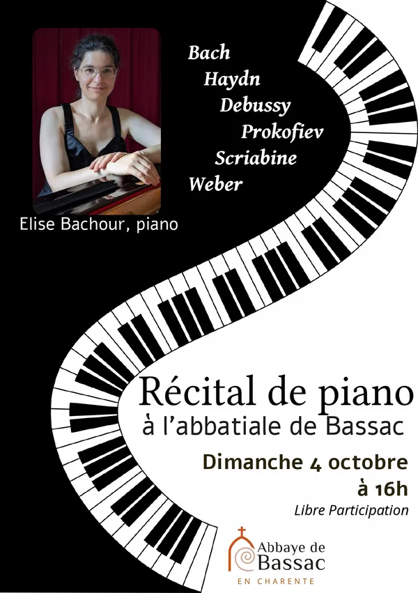 Concert | Récital de piano à l'Abbaye de Bassac