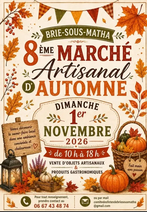8ème marché artisanal d'automne