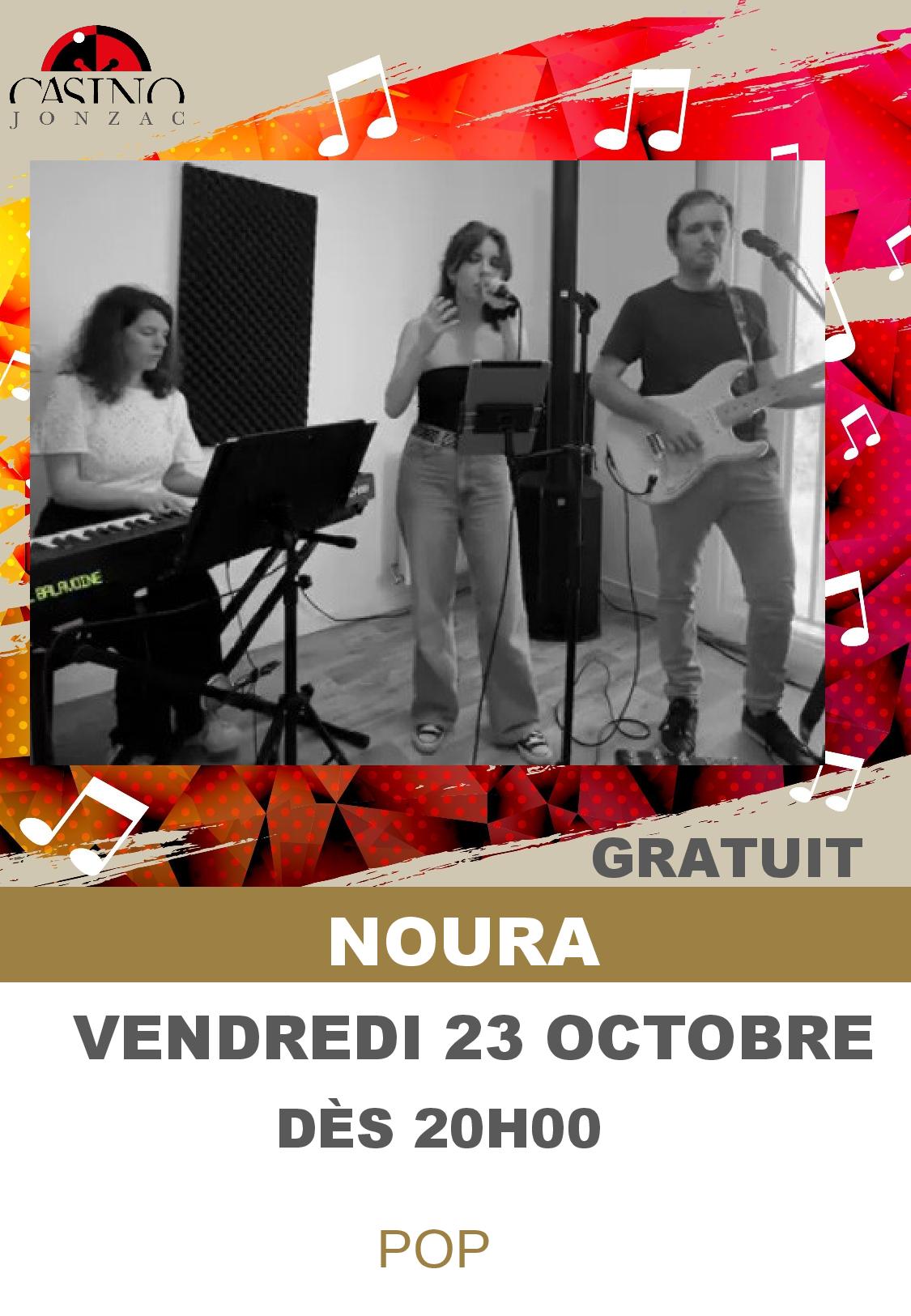 Concert de Noura au Casino de Jonzac