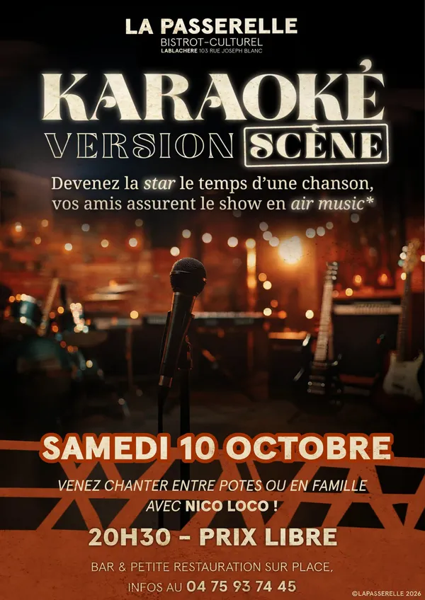 Karaoké version scène