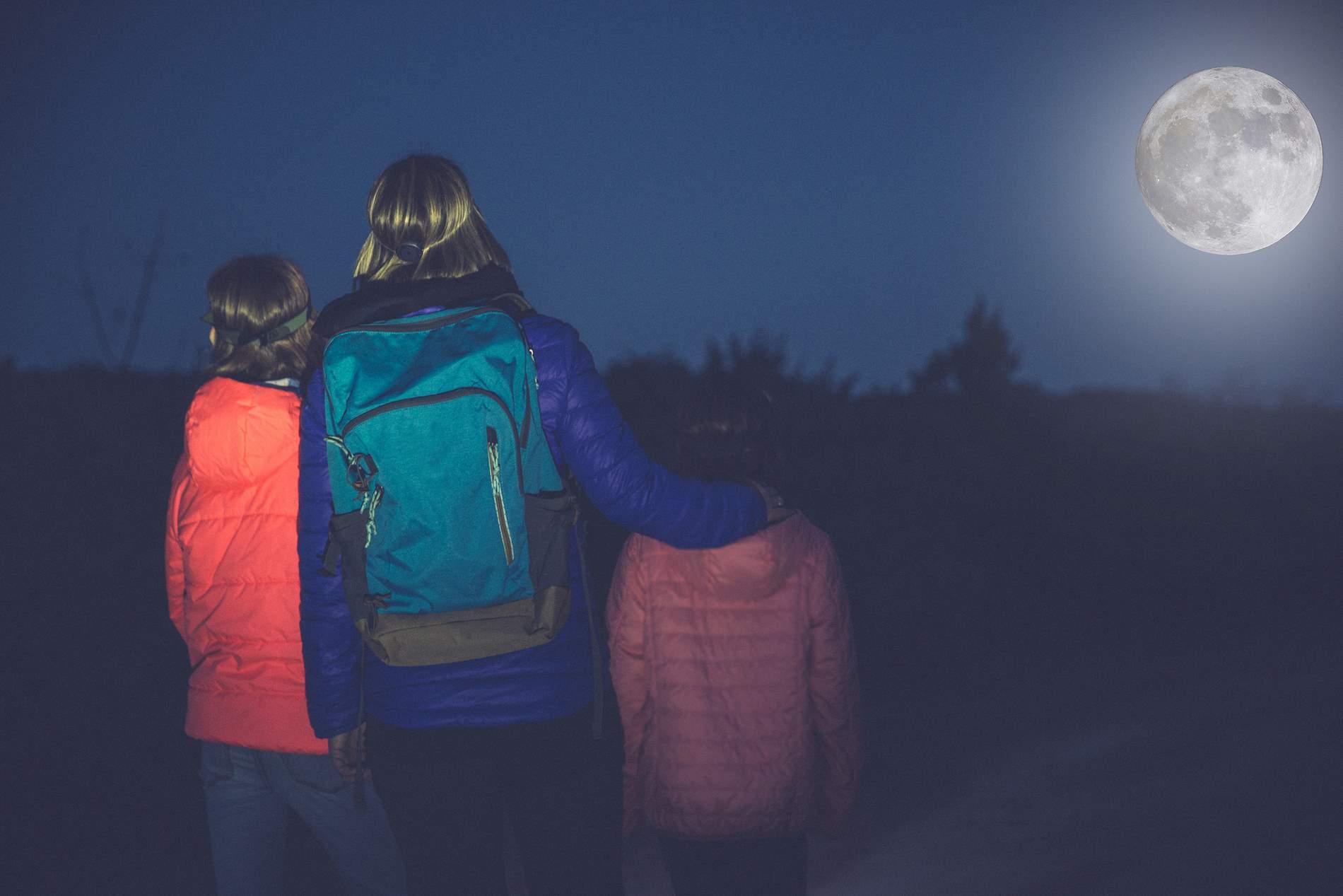 Balade nature sous la pleine lune : Genestelle