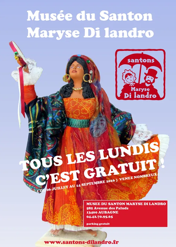 Visite libre du musée du santon Maryse Di Landro spécial été