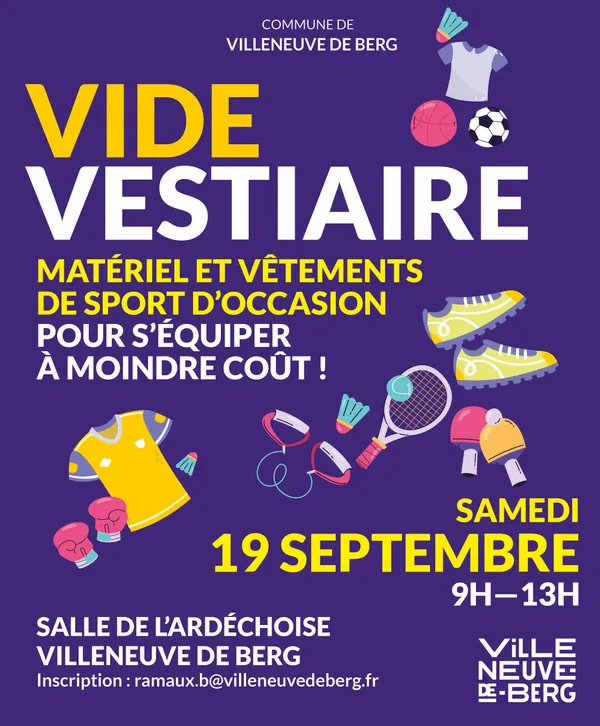Vide-vestiaire sportif