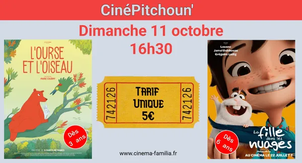 Ciné Pitchoun - Séances de cinéma pour enfants