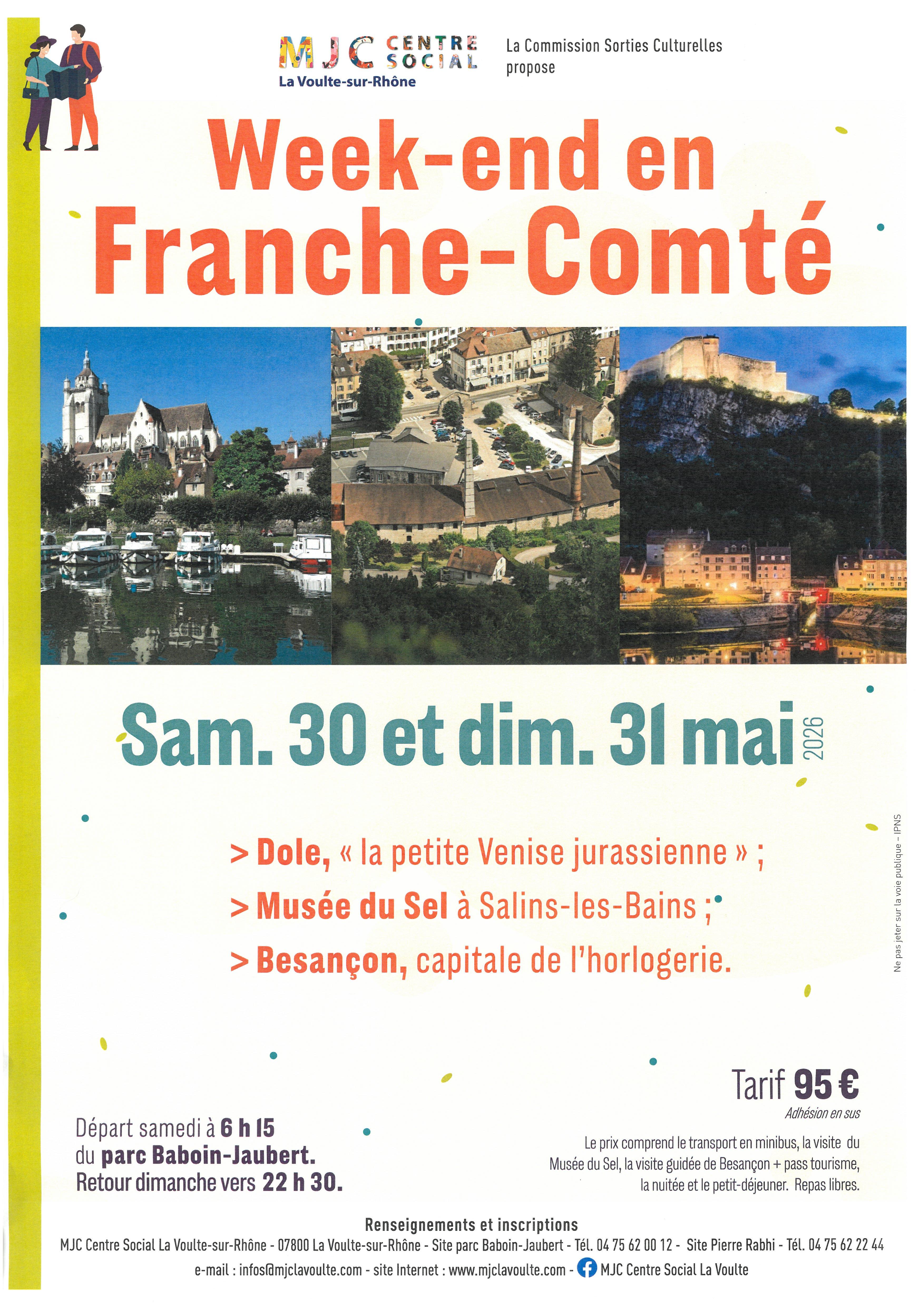 Week-end en Franche-Comté
