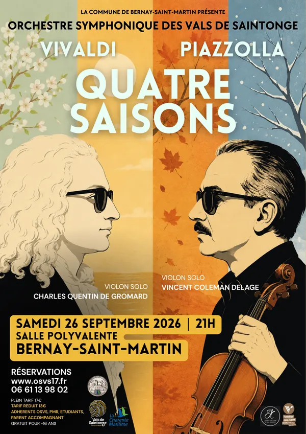 Concert "Deux fois 4 saisons à Bernay-St-Martin"