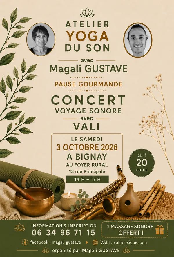 Atelier yoga du son et Concert