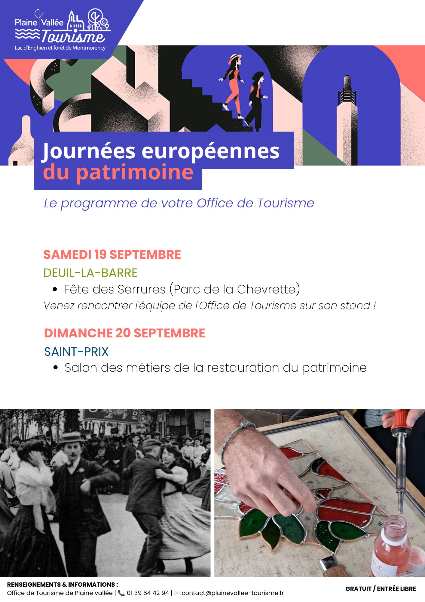 Journées européennes du patrimoine de Plaine Vallée