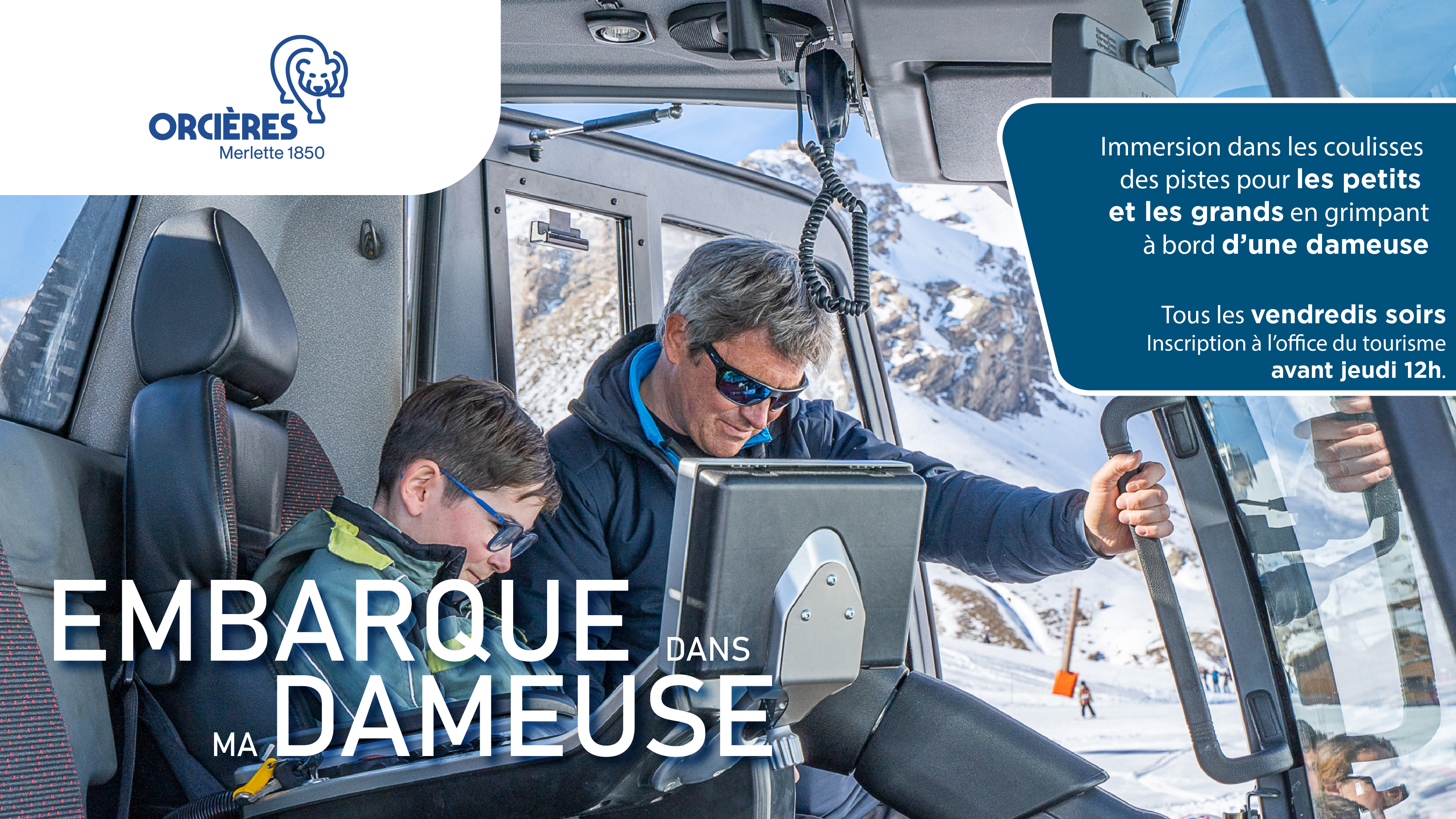 Embarque dans ma dameuse (sur tirage au sort)