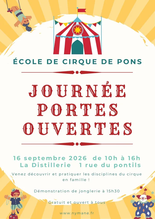 Journée portes ouvertes de l'école de cirque de Pons