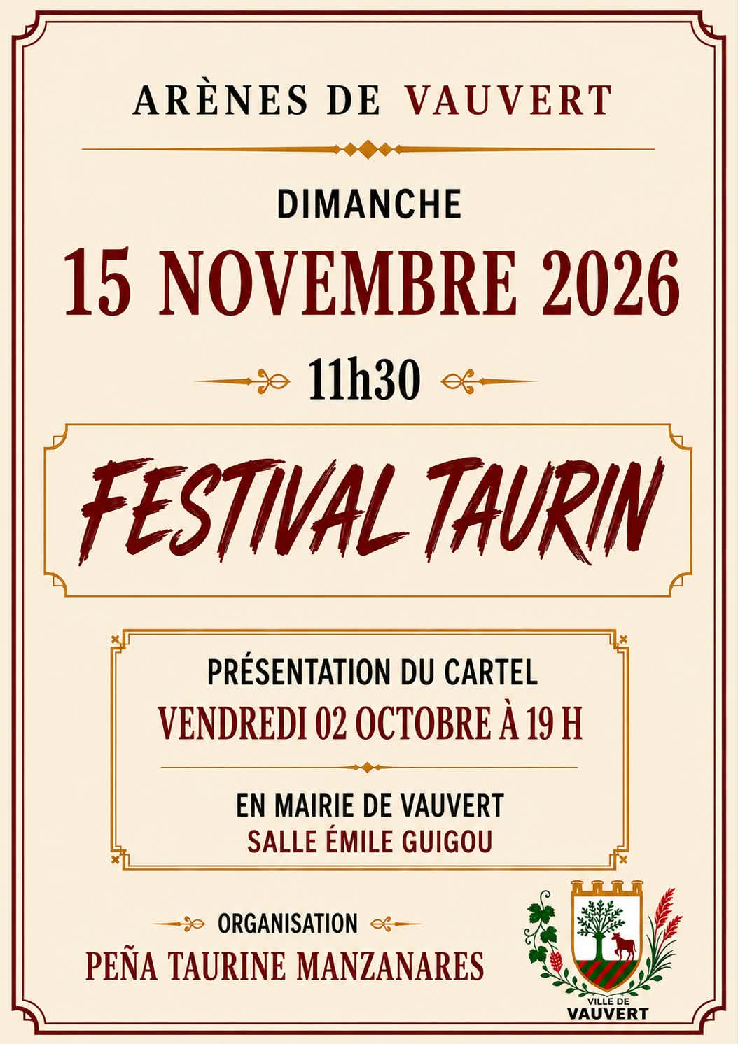 Festival taurin : journée hivernale