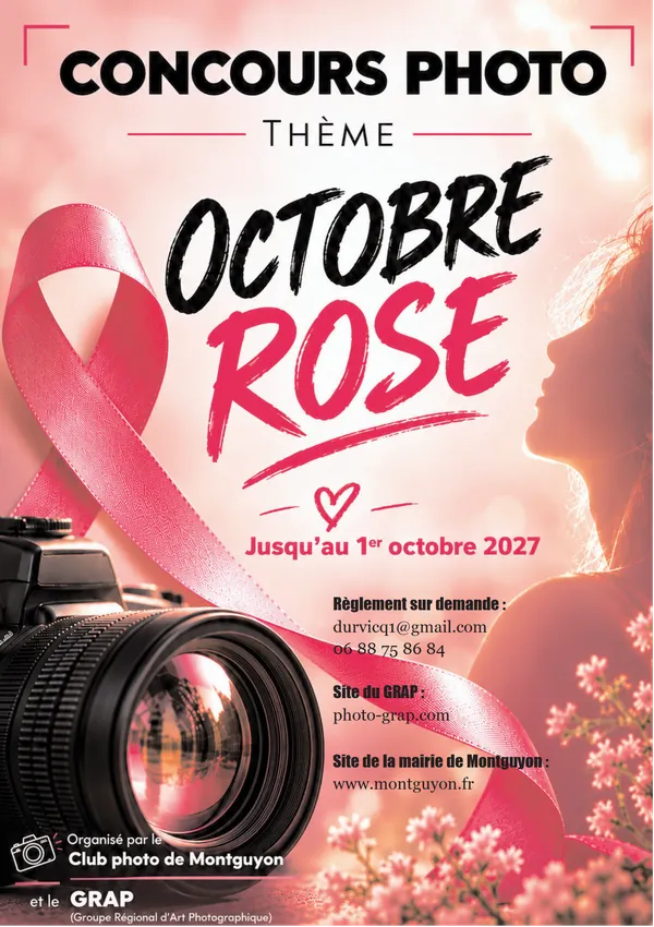 Concours Photo spécial Octobre Rose