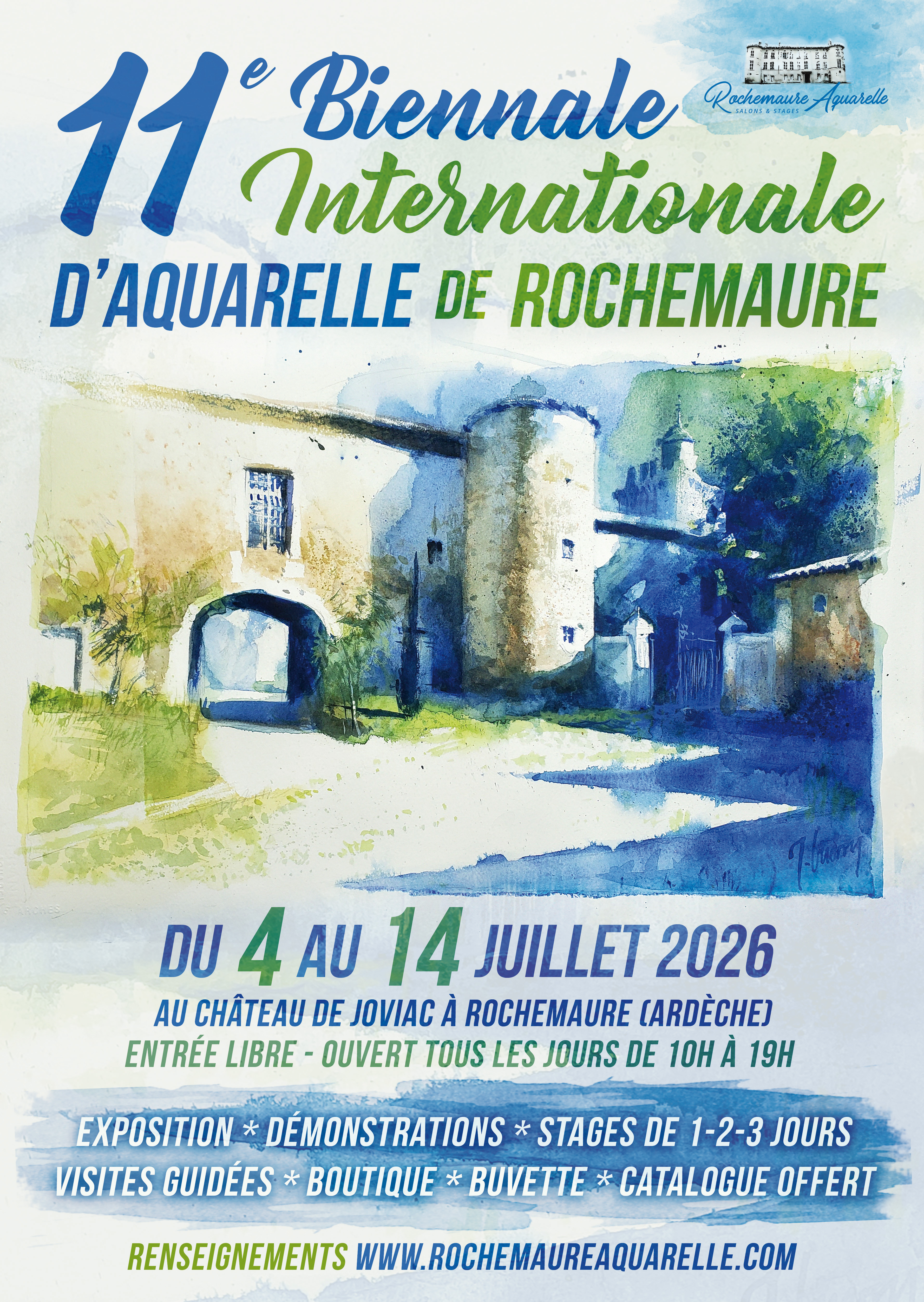 11 ème Biennale Internationale de Rochemaure Aquarelle