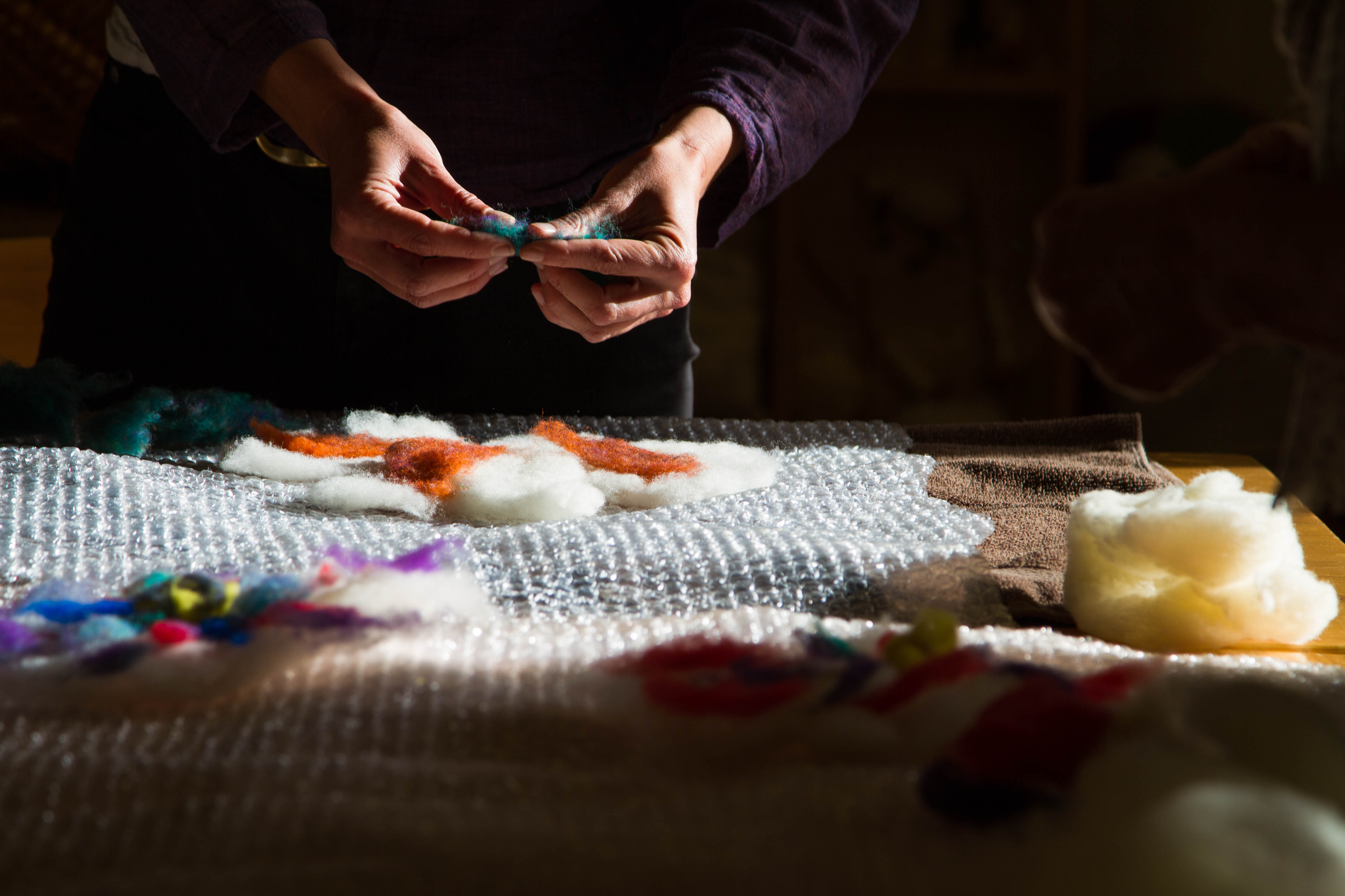 Atelier "feutrage"