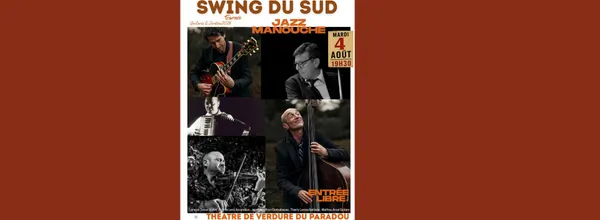 Soirée Jazz Manouche au Theâtre de Vedure du Paradou