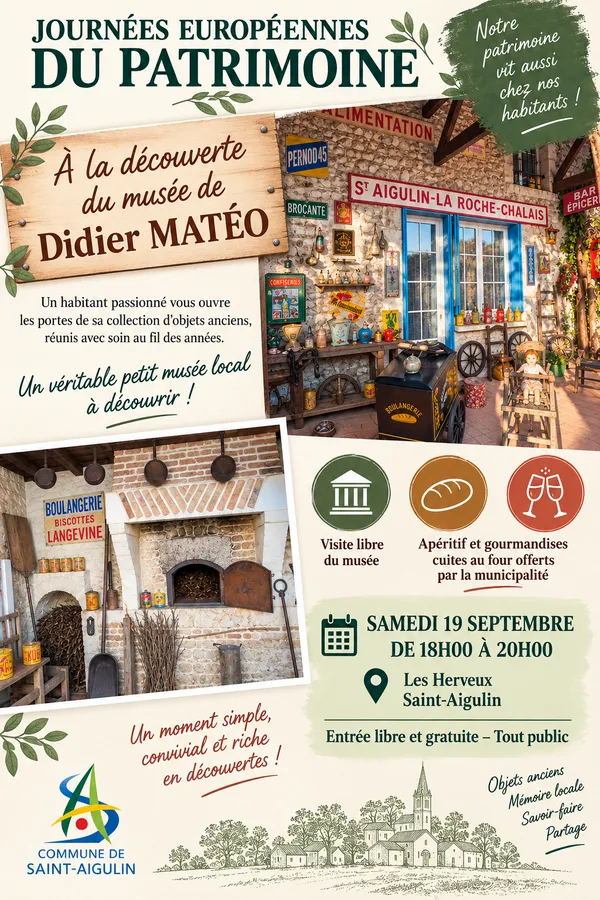 Journée Européenne du Patrimoine à Saint Aigulin