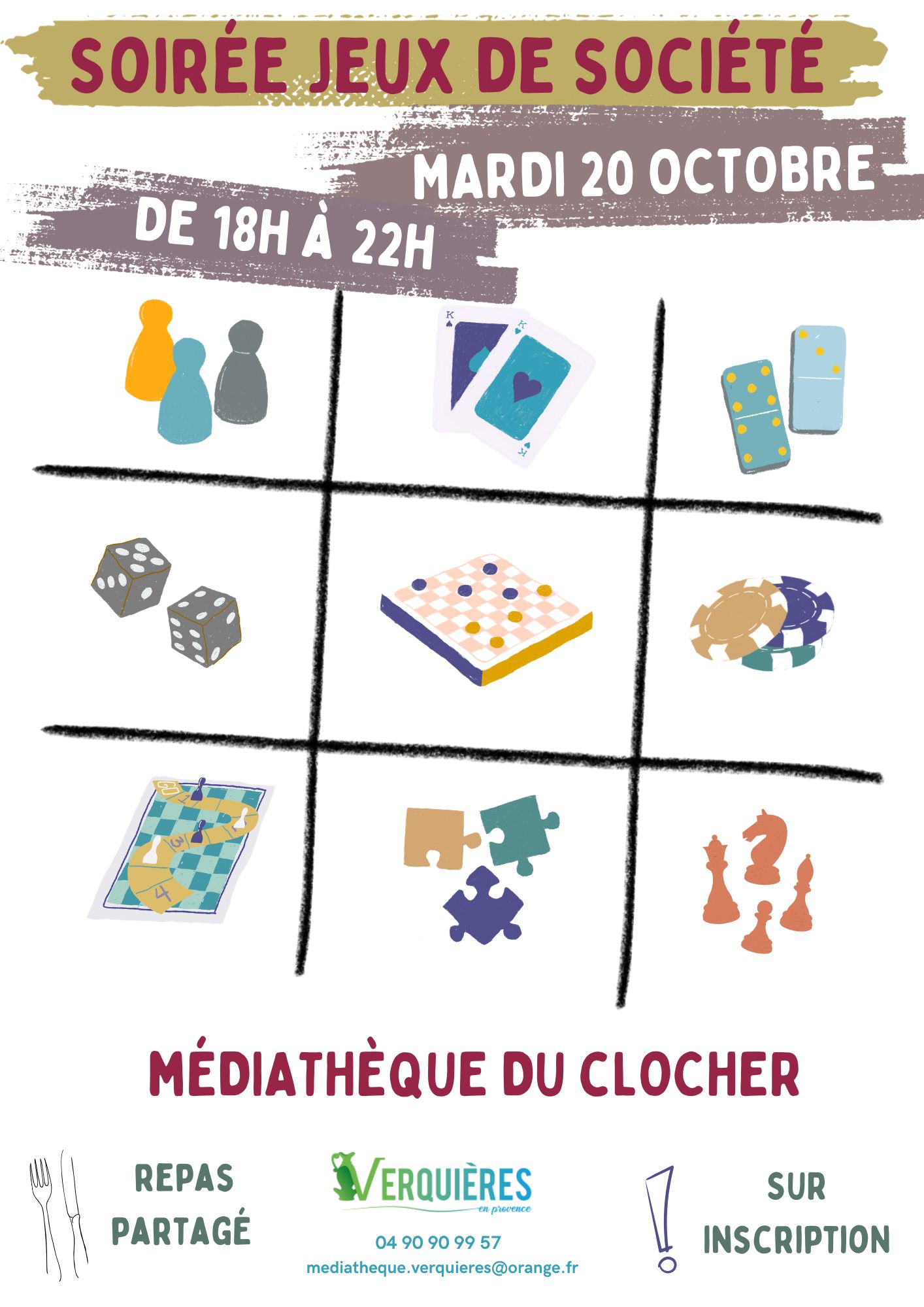 Soirée jeux de société