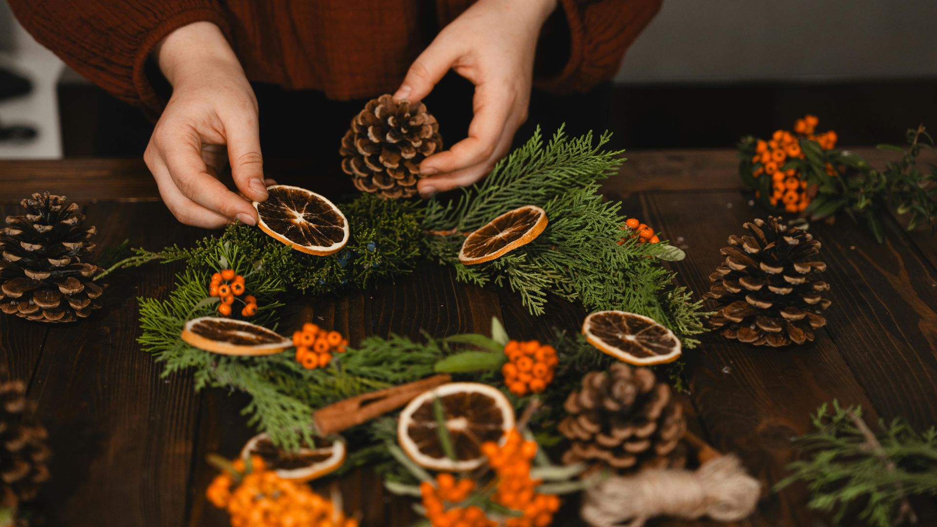 Atelier bricolage de Noël : Fabrication d'une couronne de l'avent