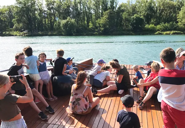 Croisière familiale "les moussaillons" à Tournon sur Rhône avec Les Canotiers