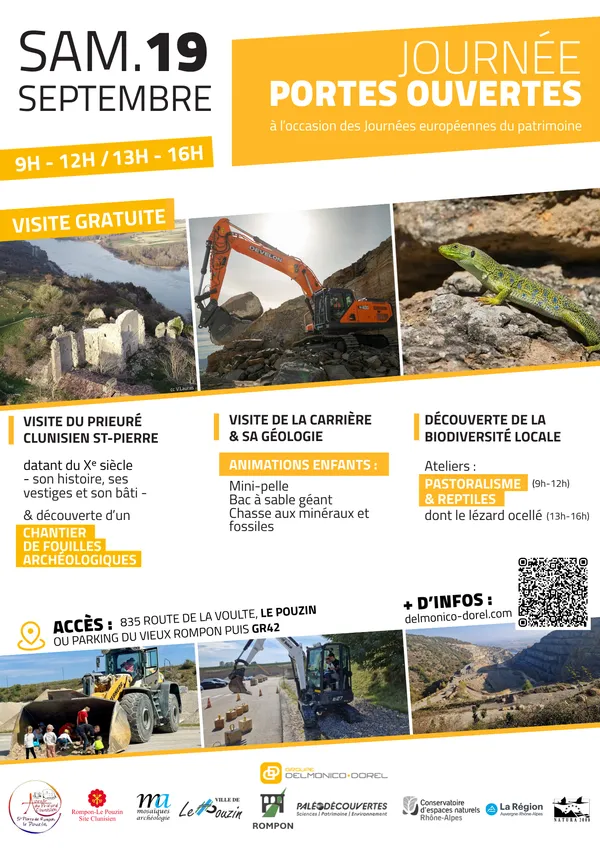 Journées Européennes du Patrimoine - Visite de la carrière avec Delmonico Dorel