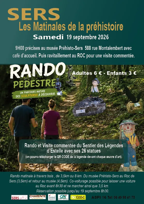 Les matinales de la préhistoire - Randonnée et visite commentée du sentier des légendes