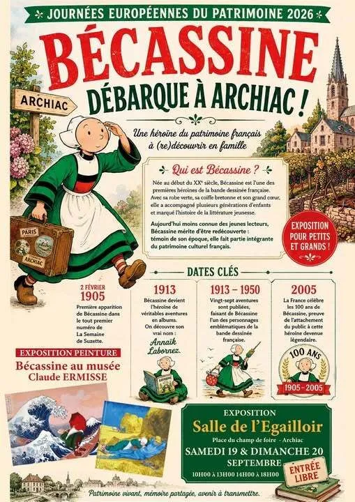Exposition - Bécassine débarque à Archiac