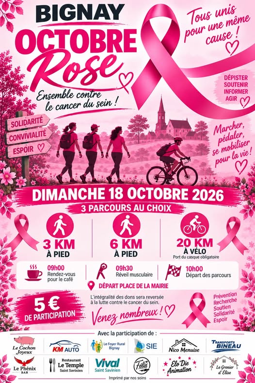 Marche solidaire - Octobre Rose