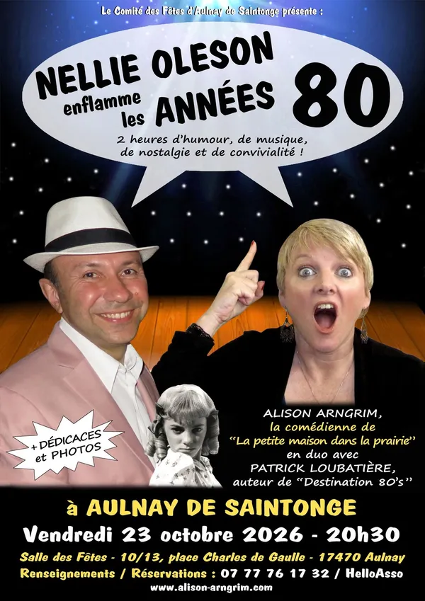 Spectacle : "Nellie Oleson enflamme les années 80"