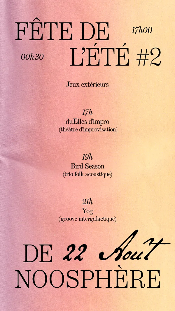 La fête de l'été #2 de Noosphère