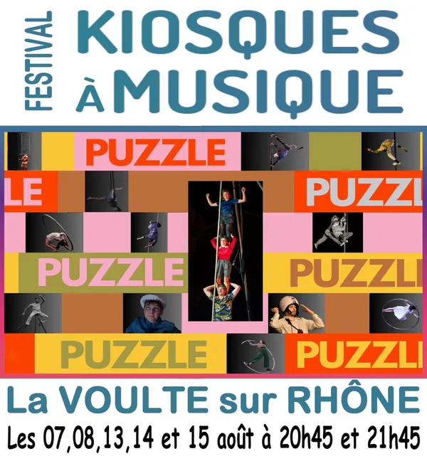 Festival "Kiosques à musique" #38 - Interventions d'artistes circassiens du collectif "Puzzle"