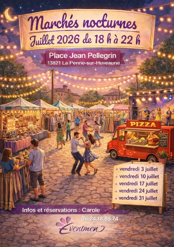 Marchés Nocturnes à la Penne-sur-Huveaune