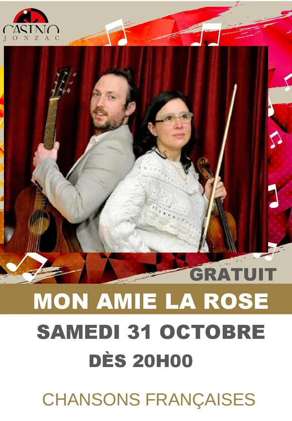 Concert Mon Amie La Rose au Casino
