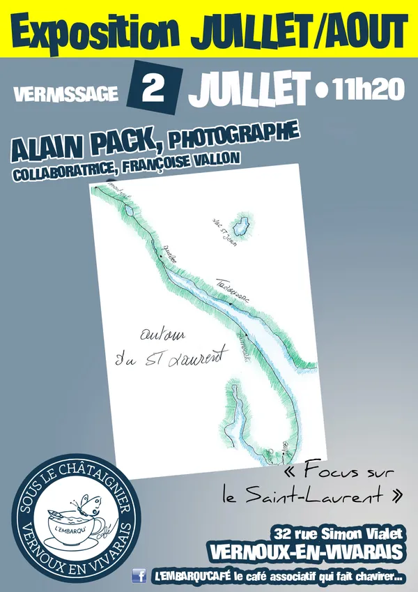 Exposition "Focus sur le Saint-Laurent" (photographies d'Alain Pack)