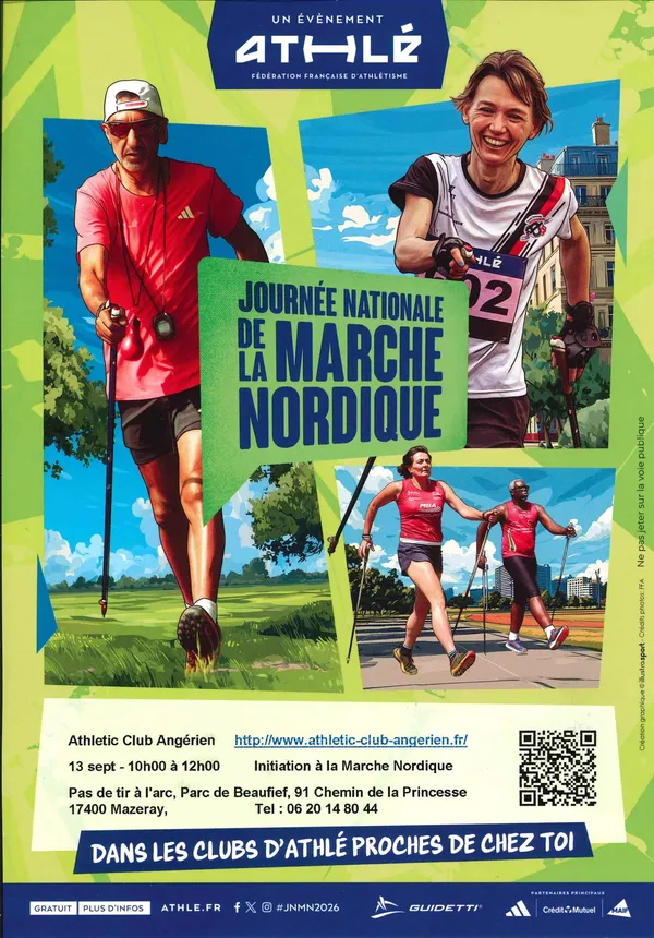 Initiation à la marché nordique