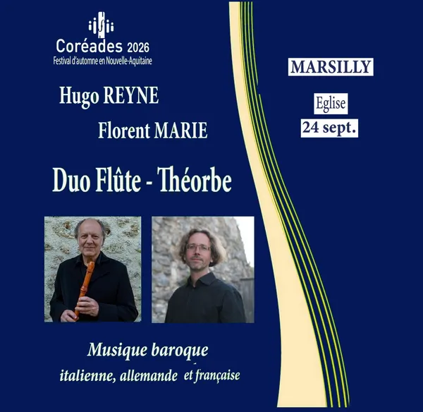 Concert - Coréades - Hugo Reyne et Florent Marie