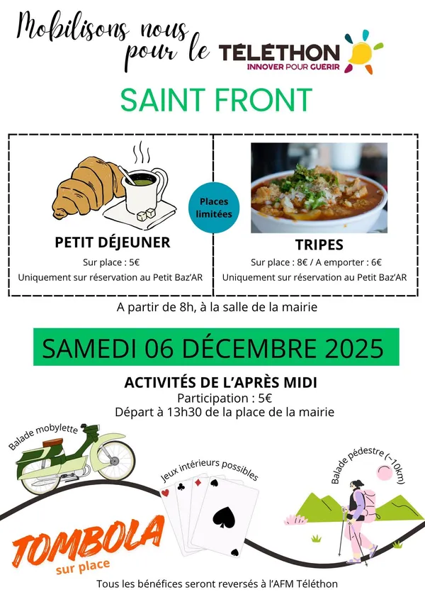 Téléthon à Saint Front