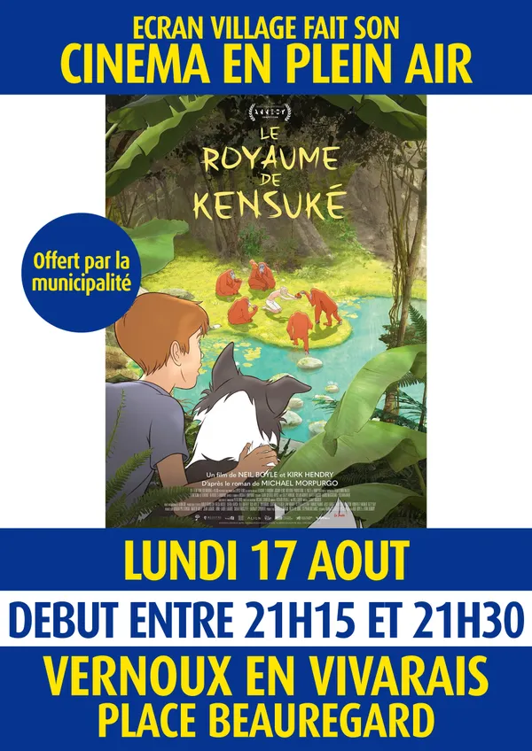 Projection cinéma en plein air du film "Le Royaume de Kensuké" | ciné-jeunesse