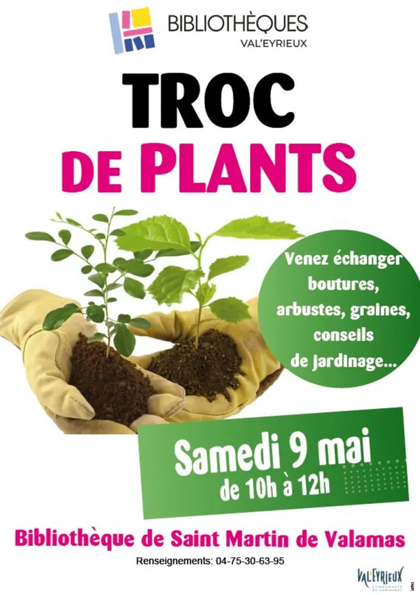 Médiathèque des Boutières : Troc de plants