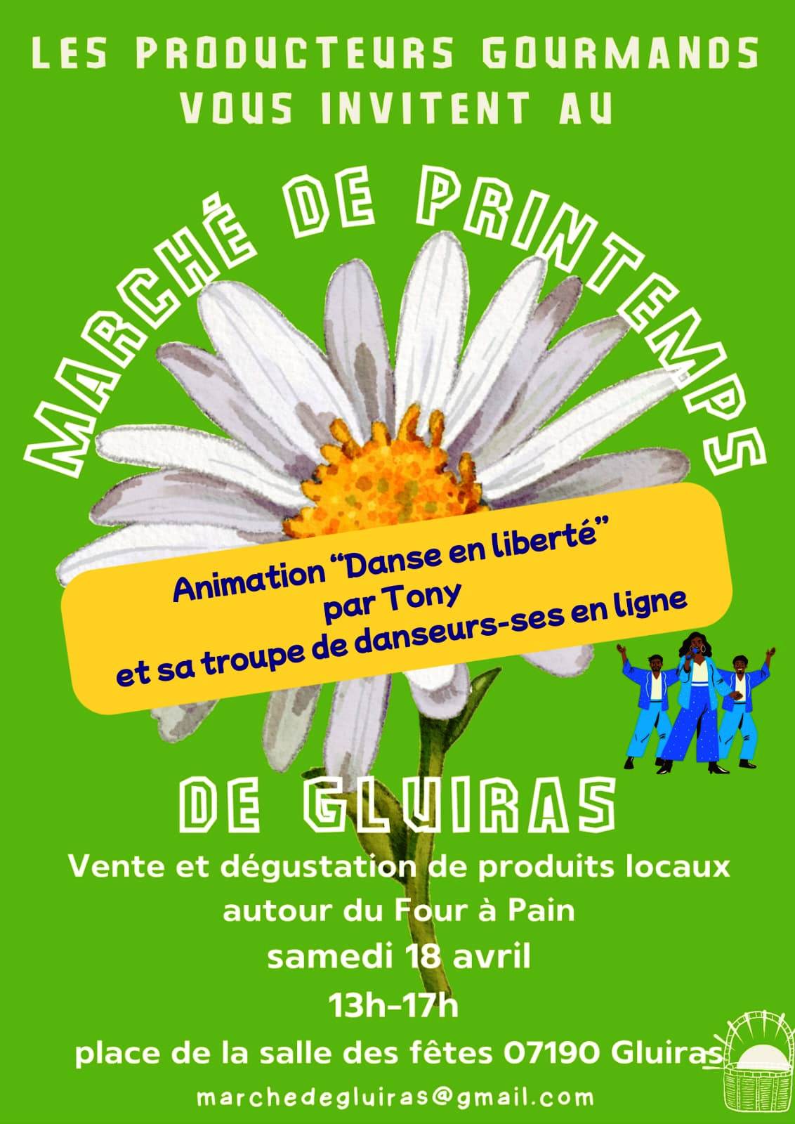 Marché de printemps de Gluiras