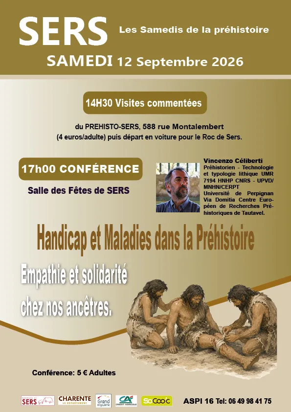 Les samedis de la préhistoire - Handicap et maladies dans la préhistoire