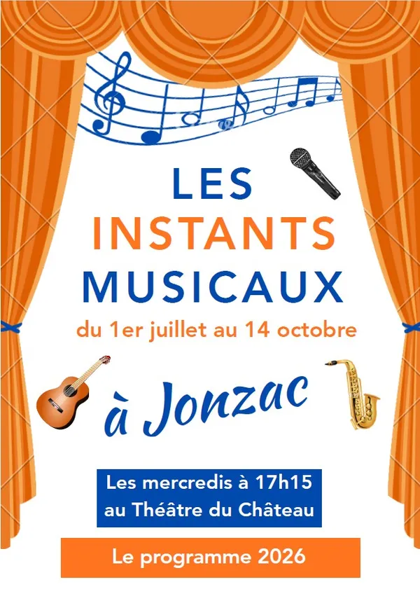 Les Instants musicaux de Jonzac - Programme